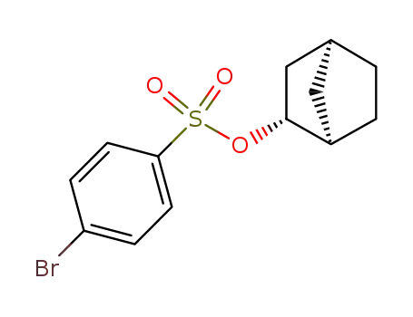 Molecular Structure of 840-88-0 (Benzenesulfonic acid, 4-bromo-, bicyclo[2.2.1]hept-2-yl ester, exo-)