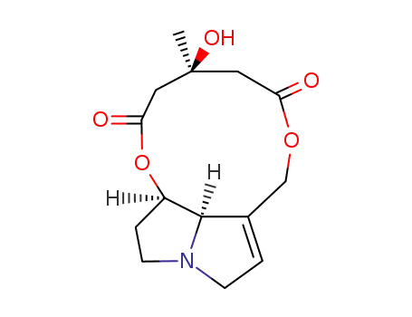 Molecular Structure of 480-87-5 ((13S)-14-Deethylidene-13-hydroxy-17-norcrotalanan-11,15-dione)