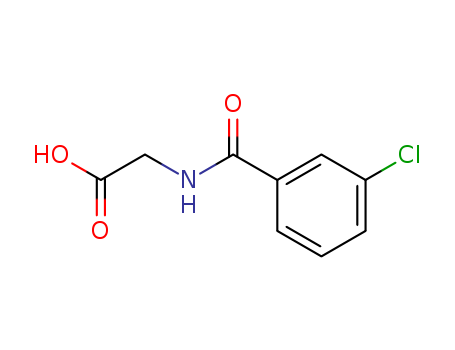2-[(3-Chlorobenzoyl)amino]acetic acid