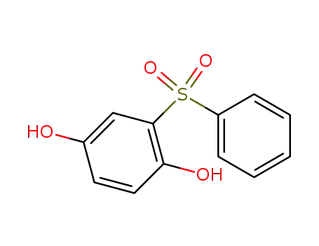 Molecular Structure of 23156-75-4 (2-(PHENYLSULFONYL)-1,4-BENZENEDIOL)