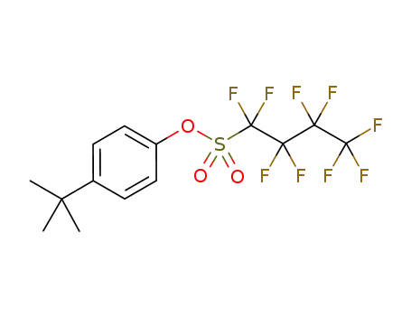 Molecular Structure of 247018-51-5 (4-t-butylphenyl 1,1,2,2,3,3,4,4,4-nonafluorobutane-1-sulfonate)
