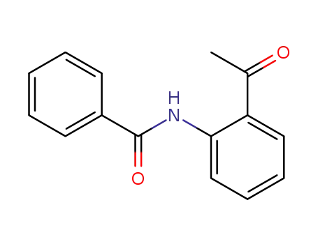 Molecular Structure of 6011-26-3 (N-(2-acetylphenyl)benzamide)