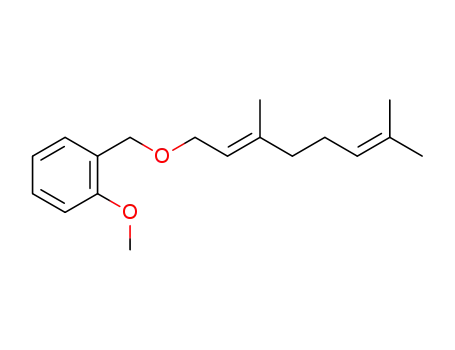 Molecular Structure of 1426824-93-2 ((E)-1-(((3,7-dimethylocta-2,6-dien-1-yl)oxy)methyl)-2-methoxybenzene)