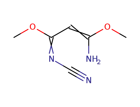 메틸 3-아미노-N-시아노-3-메톡시아크릴이미데이트