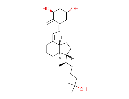 Molecular Structure of 157809-60-4 (7,8-cis-1α,25-dihydroxyvitamin D<sub>3</sub>)