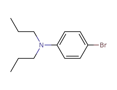 Molecular Structure of 91935-18-1 (Benzenamine, 4-bromo-N,N-dipropyl-)
