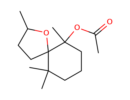 1-Oxaspiro[4.5]decan-6-ol,2,6,10,10-tetramethyl-, 6-acetate, (2R,5R,6S)-rel-