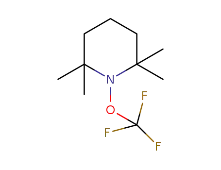 Molecular Structure of 1335135-19-7 (2,2,6,6-tetramethyl-1-(trifluoromethoxy)piperidine)