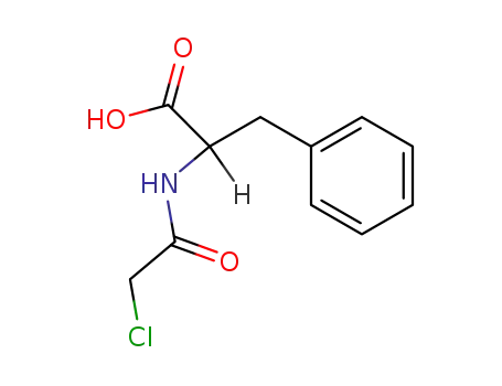 Molecular Structure of 7765-11-9 (CHLOROACETYL-DL-PHENYLALANINE)