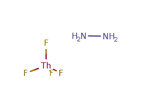 Molecular Structure of 41733-28-2 (ThF<sub>4</sub> * hydrazine)