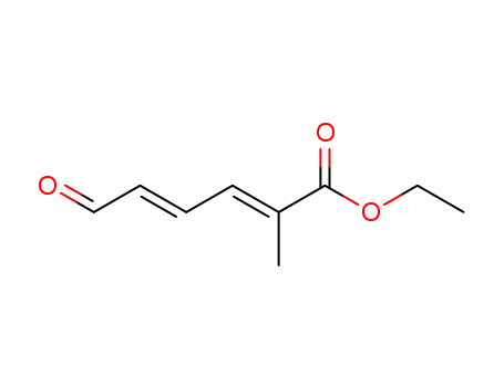 2,4-Hexadienoic acid, 2-methyl-6-oxo-, ethyl ester, (2E,4E)-