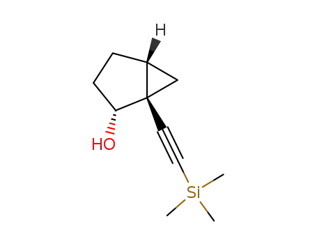 <S-(1α,2β,5α)>-1-<(trimethylsilyl)ethynyl>bicyclo<3.1.0>hexan-2-ol
