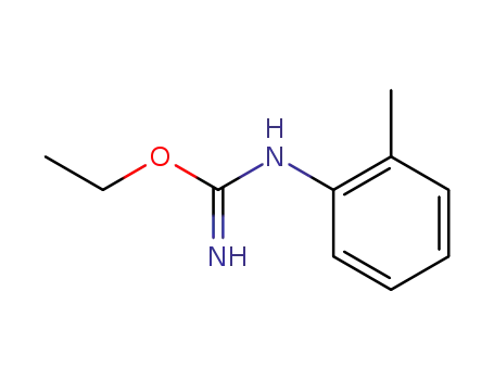 Molecular Structure of 98584-67-9 (<i>o</i>-ethyl-<i>N</i>-<i>o</i>-tolyl-isourea)