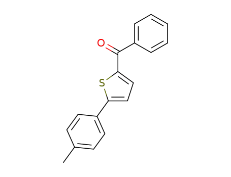 Molecular Structure of 855631-70-8 (phenyl[5-(4-methylphenyl)thiophene-2-yl]methanone)