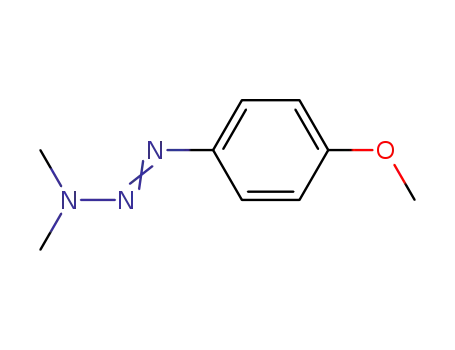 Molecular Structure of 7203-92-1 (1-(4-METHYLOXYPHENYL)-3,3-DIMETHYLTRIAZENE)