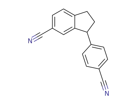 3-(4-Cyano-phenyl)-indan-5-carbonitrile