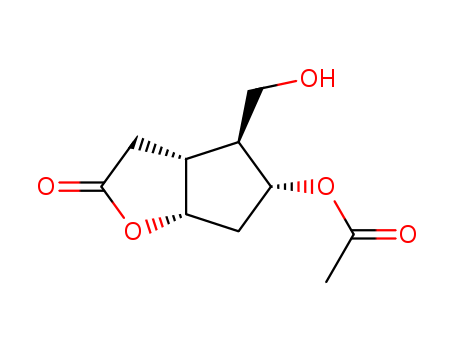 (3aR,4S,5R,6aS)-4-(hydroxymethyl)-2-oxohexahydro-2H-cyclopenta[b]furan-5-yl acetate