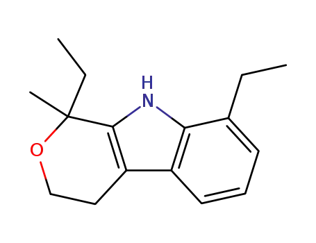 1,8-Diethyl-1,3,4,9-tetrahydropyrano(3,4-b)indole