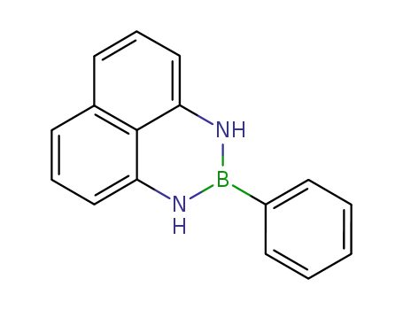 Molecular Structure of 24341-81-9 (2-phenyl-2,3-dihydro-1H-naphtho[1,8-de][1,3,2]diazaborinine)