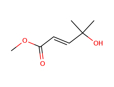 2-Pentenoic acid, 4-hydroxy-4-methyl-, methyl ester, (2E)-