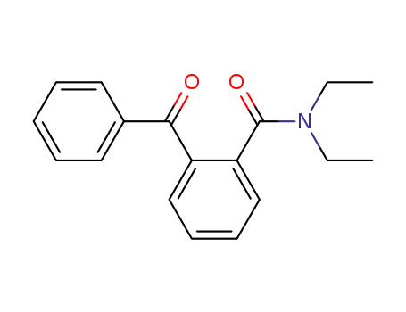 Molecular Structure of 3034-28-4 (Benzamide, 2-benzoyl-N,N-diethyl-)