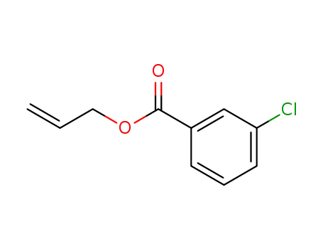 Molecular Structure of 89671-05-6 (Benzoic acid, 3-chloro-, 2-propenyl ester)
