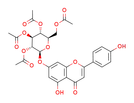 7-O-(2,3,4,6-tetra-O-acetyl-β-D-glucopyranosyl)apigenin