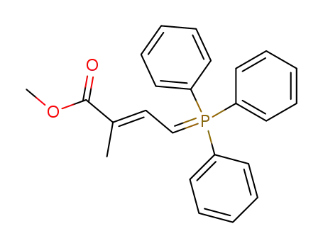 2-Butenoic acid, 2-methyl-4-(triphenylphosphoranylidene)-, methyl
ester, (E)-