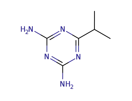 Molecular Structure of 5397-04-6 (6-isopropyl-1,3,5-triazine-2,4-diamine)