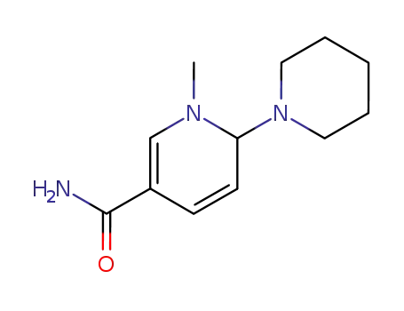Molecular Structure of 75340-30-6 (1'-Methyl-3,4,5,6,1',2'-hexahydro-2H-[1,2']bipyridinyl-5'-carboxylic acid amide)