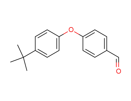 Molecular Structure of 108934-20-9 (4-(4-TERT-BUTYLPHENOXY)BENZALDEHYDE)