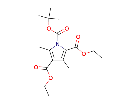 1H-Pyrrole-1,2,4-tricarboxylic acid, 3,5-dimethyl-, 1-(1,1-dimethylethyl)
2,4-diethyl ester