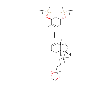 1α-tert-Butyldimethylsilyloxy-6,7-dehydro-25,25-(ethylenedioxy)-27-norprevitamin D<sub>3</sub> tert-butyldimethylsilyl ether