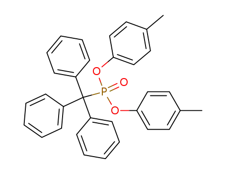 Molecular Structure of 129769-61-5 (di-p-tolyl triphenylmethylphosphonate)
