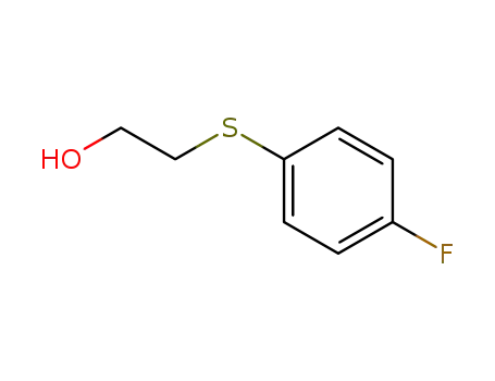 Molecular Structure of 5322-63-4 (2-(4-Fluoro-phenylsulfanyl)-ethanol)