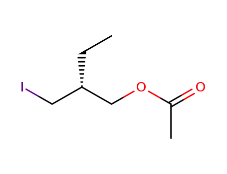Molecular Structure of 1499185-56-6 ((R)-2-(iodomethyl)butyl acetate)