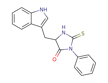 Molecular Structure of 5789-24-2 (PHENYLTHIOHYDANTOIN-TRYPTOPHAN)