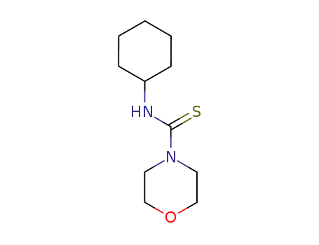 Molecular Structure of 36903-85-2 (4-Morpholinecarbothioamide, N-cyclohexyl-)