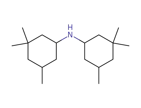 Molecular Structure of 36101-73-2 (Cyclohexanamine, 3,3,5-trimethyl-N-(3,3,5-trimethylcyclohexyl)-)