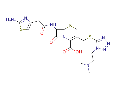 Molecular Structure of 61622-34-2 (Cefotiam)