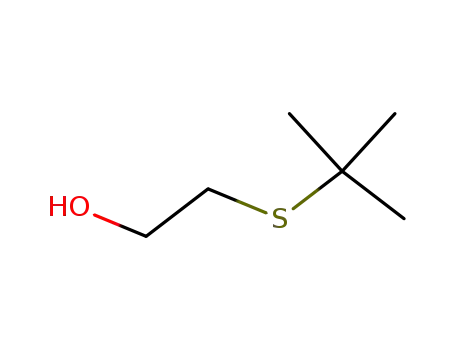 Molecular Structure of 5396-50-9 (2-(tert-butylthio)ethanol)