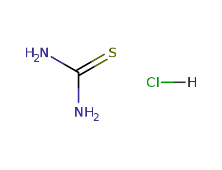 Molecular Structure of 37622-18-7 (thiourea hydrochloride)