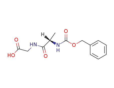 2-[2-(phenylmethoxycarbonylamino)propanoylamino]acetic acid