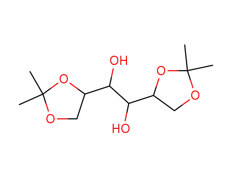 Molecular Structure of 82188-74-7 (<i>O</i><sup>1</sup>,<i>O</i><sup>2</sup>;<i>O</i><sup>5</sup>,<i>O</i><sup>6</sup>-diisopropylidene-mannitol)