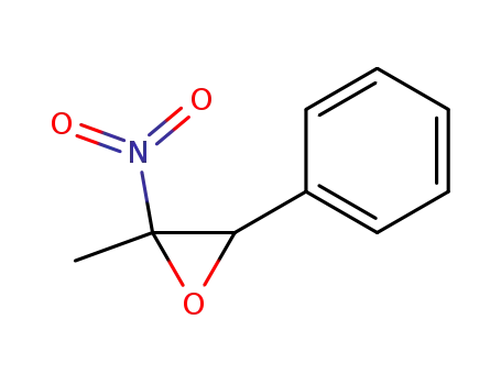 Molecular Structure of 22596-45-8 (Oxirane, 2-methyl-2-nitro-3-phenyl-)
