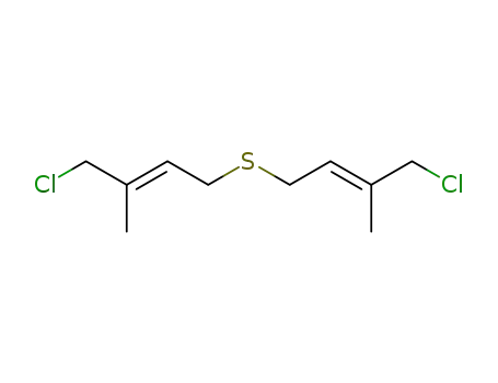 Molecular Structure of 251291-83-5 (2-Butene, 1,1'-thiobis[4-chloro-3-methyl-, (2E,2'E)-)