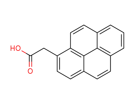 Molecular Structure of 64709-55-3 (1-Pyreneacetic acid)