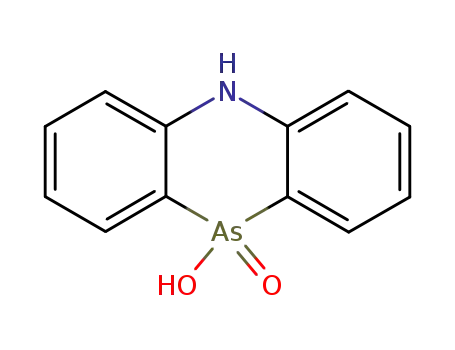 Molecular Structure of 4733-19-1 (Phenarsazine,5,10-dihydro-10-hydroxy-,10- oxide )