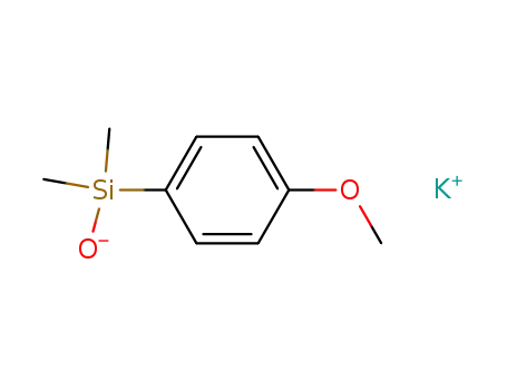 Silanol, (4-methoxyphenyl)dimethyl-, potassium salt