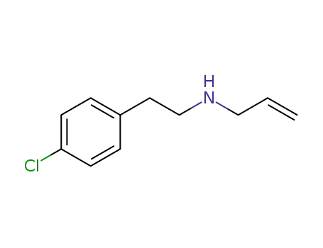 Molecular Structure of 1247548-14-6 (N-(4-chlorophenylethyl)propyl-2-ene-1-amine)